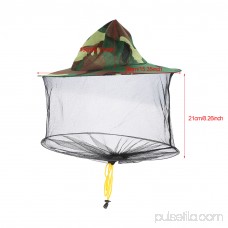 EECOO Midge Mosquito Insect Hat Mesh Fishing Caps Head Net Face Protector Camouflage Camping Kit Camouflage Camping Kit Head Net